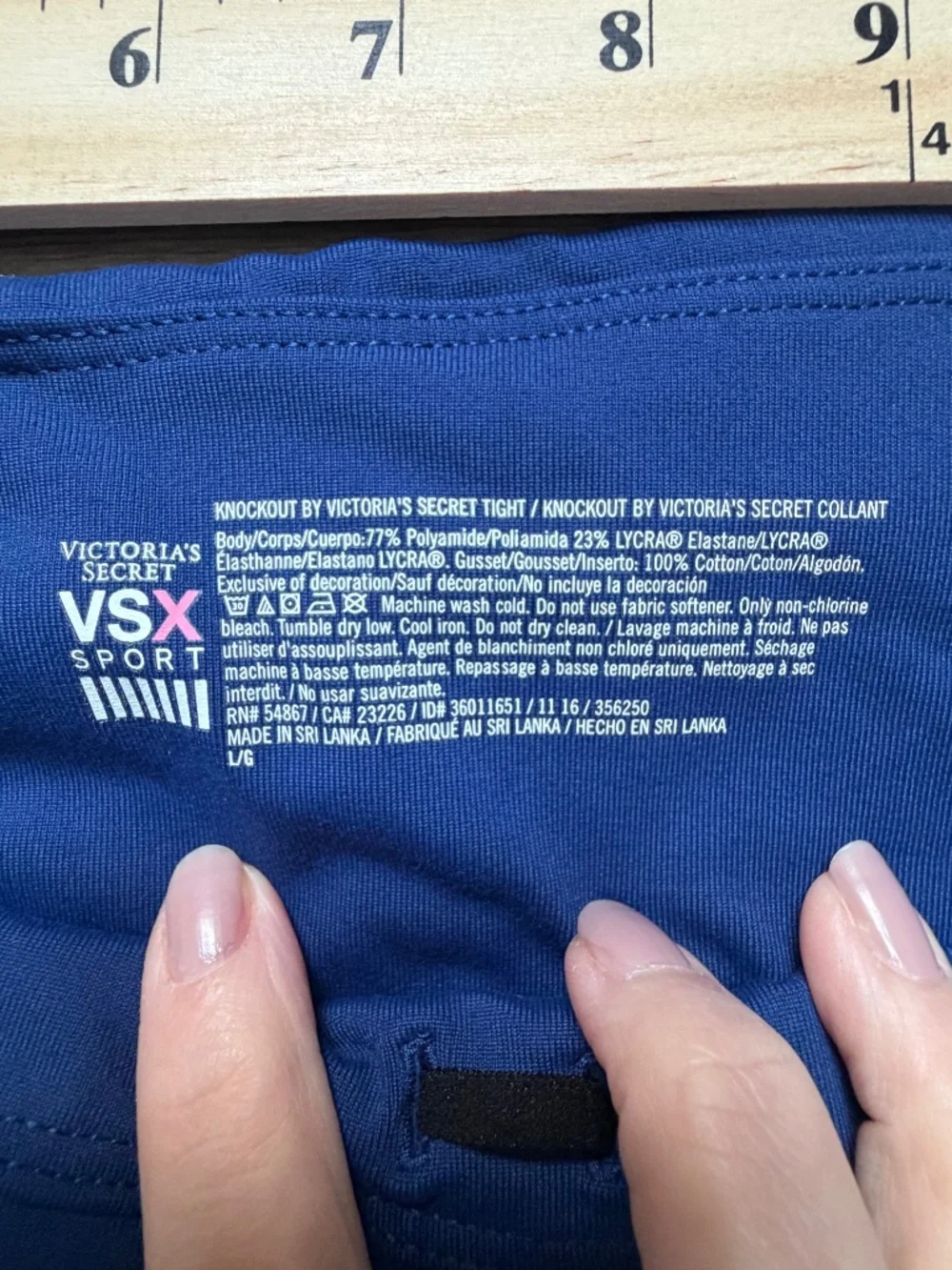 Victoria's Secret VSX Sport Legging Blue Large